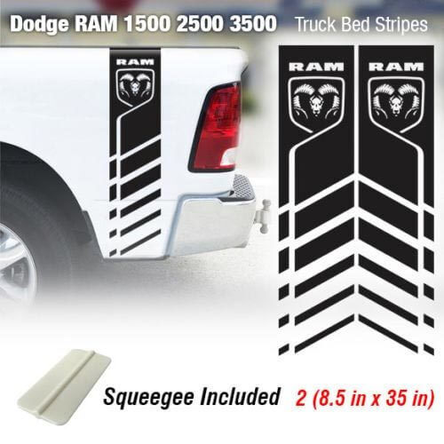 Adesivi in vinile striscia laterale 4x4 per Dodge Ram 1500 2500 3500