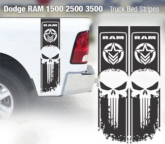 Dodge Ram Punisher Star 1500 2500 3500 Hemi 4x4 Decalcomanie Camion Vinile Adesivi Camion