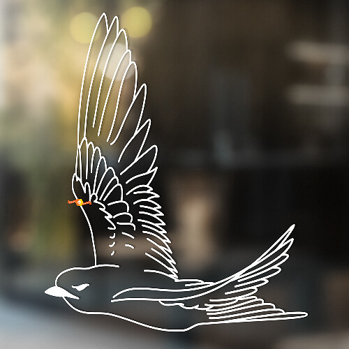 Adesivo in vinile universale Common Swift