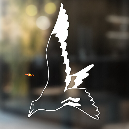 Adesivo Universale in Vinile Diving Bird_1