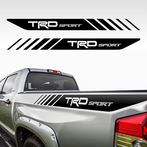 Tacoma Sport Toyota TRD Truck 4x4 Decalcomanie Vinile Adesivi Pretagliati Comodino Set FS