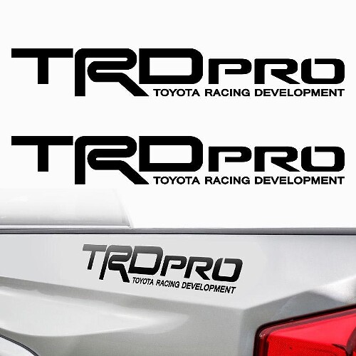 Adesivo in Vinile con Scritta TRD Pro per Pianale Toyota Tundra