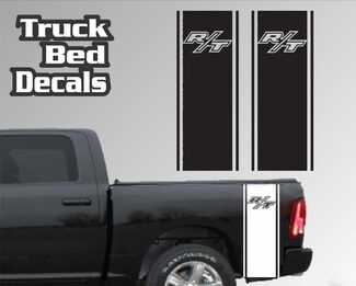 Adesivi per decalcomanie in vinile Dodge Ram Bed Side RT R/T Truck Bed 2023
