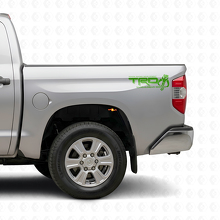 Set Adesivi Laterali in Vinile Edizione Mandaloriana Stile TRD per Toyota Tacoma Tundra_3