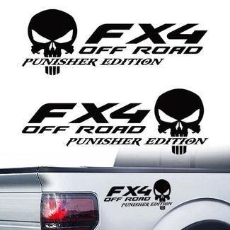 Ford F-150 FX4 Off Road Truck f150 The Punisher coppia decalcomanie Vinyl Decal f 150 F250