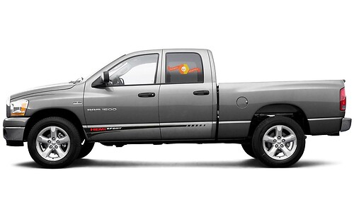 Dodge Ram 1500 Hemi Sport grafica striscia laterale adesivo decalcomania -
