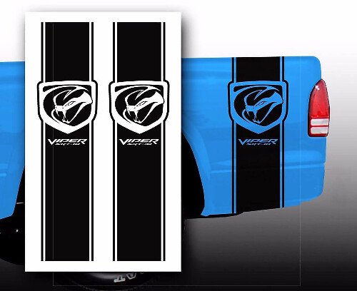 Set di Adesivi in Vinile per Fianchi Stile Viper per Dodge Viper SRT-10
