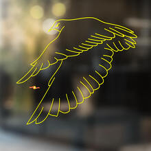 Adesivo in Vinile Universale Falcon Bird_4