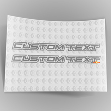 Personalizzato Jeep Wrangler Hood / Die Cut decal adesivi 2 