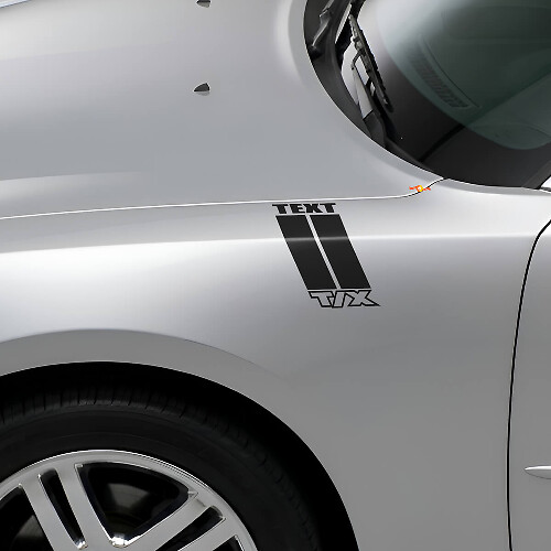 Kit di decalcomanie viniliche personalizzate a strisce laterali a scacchiera per Dodge Durango