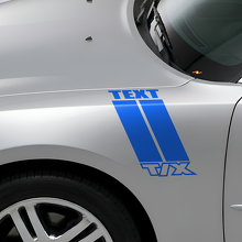 Kit di decalcomanie viniliche personalizzate a strisce laterali a scacchiera per Dodge Durango_2