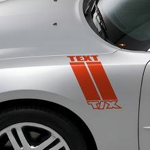 Kit di decalcomanie viniliche personalizzate a strisce laterali a scacchiera per Dodge Durango_4