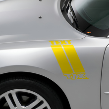 Kit di decalcomanie viniliche personalizzate a strisce laterali a scacchiera per Dodge Durango_5