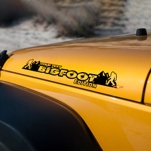 Decalcomanie per adesivi per cofano Bigfoot Mountains Edition per cappe Jeep Wrangler
 3