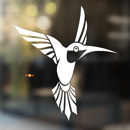 Adesivo Universale in Vinile Colibrì
