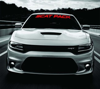 Dodge Charger SCAT PACK Adesivo striscione parabrezza 2011-2018 SRT MOPAR 392 Scatpack