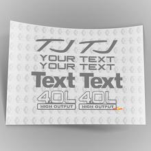 Jeep Wrangler Sport 4.0 kit decalcomanie adesive ad alto rendimento YJ TJ 2