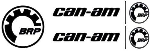 2 X CAN-AM ADESIVO CON LOGO EMBLEMA DELLA DECALCOMANIA + 1 ADESIVO BRP GRATUITO