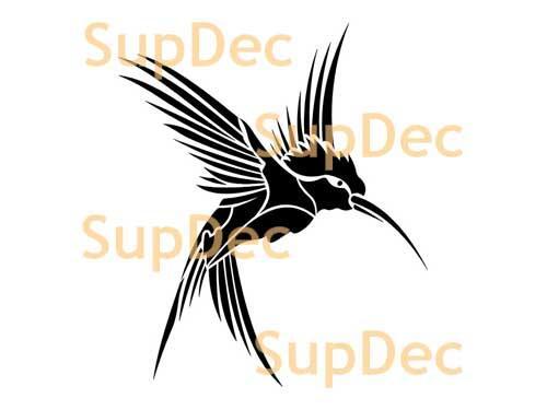 Adesivo per bagno con finestra in vinile con uccelli, adesivo rimovibile #30
