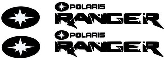 Polaris RANGER RZR 800 900 1000 XP ranger squadra decalcomania emblema adesivo