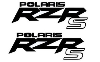 2 x Polaris Team Rzr Sportsman Ranger adesivo emblema della decalcomania