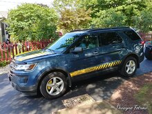 Strisce adesive in vinile per Ford Explorer 2010 2011 2012 2013 2015 2016 2018 3