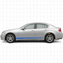 Kit di Adesivi in Vinile con Strisce Laterali da Gara per Infiniti G35 G37_2