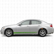 Kit di Adesivi in Vinile con Strisce Laterali da Gara per Infiniti G35 G37_3