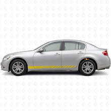 Kit di Adesivi in Vinile con Strisce Laterali da Gara per Infiniti G35 G37_5