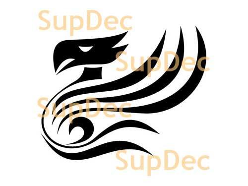 Adesivo da parete del bagno per finestra con arte in vinile di uccelli rimovibile #33
