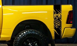 Dodge Ram 1500 RT HEMI Truck Bed Box kit di adesivi per decalcomanie a strisce grafiche personalizzato