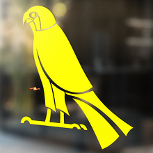 Adesivo Universale in Vinile Stile Tribale Parrot_4