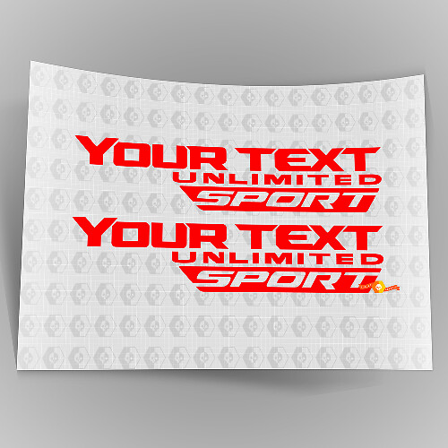 Decalcomania per autoadesivo laterale Sport Jeep 