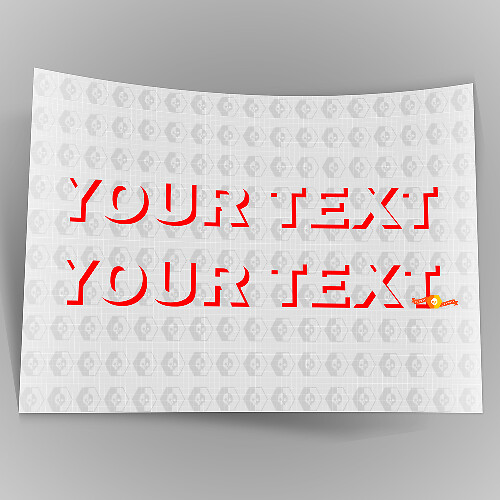 Coppia di adesivi per decalcomanie Jeep Cherokee Shadow Hood