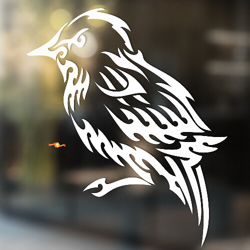Adesivo Universale in Vinile Angry Sparrow