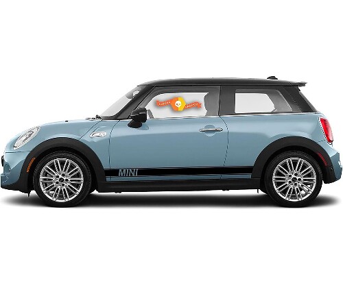 Decalcomanie per adesivi con grafica Countryman Clubman a strisce laterali Mini Cooper