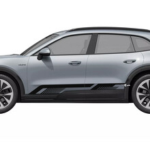 Adesivo in Vinile con Linee Sottili per Battitacco Laterale Porsche Cayenne Elettrica_3