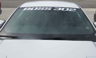 FORD MUSTANG BOSS 302 PARABREZZA BANNER - 2012-2020 FINESTRA DECAL ADESIVO IN VINILE