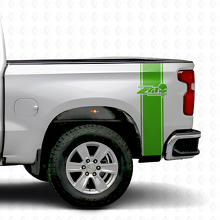 Set di Adesivi in Vinile Strisce Laterali Posteriori Teschio Punisher Z71 per Chevy GMC Pickup Truck_3