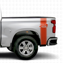 Set di Adesivi in Vinile Strisce Laterali Posteriori Teschio Punisher Z71 per Chevy GMC Pickup Truck_4