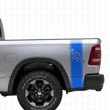Set di Adesivi in Vinile con Strisce Laterali Posteriori per Fucile AR-15 per Camion_2