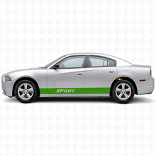 Adesivo Laterale in Vinile con Strisce Sportive Lineari per Dodge Charger 2006-2010_3