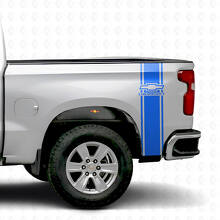 Set di Adesivi in Vinile con Contorno a Strisce per il Logo Chevrolet sul Retro per Pickup Chevy_2