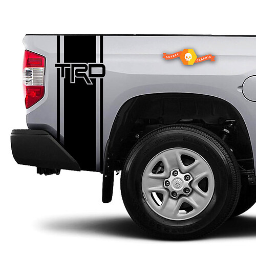 Adesivo in Vinile con Strisce Contorno TRD da Fiancata per Toyota Tacoma