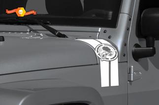 Metal Mulisha Jeep Wrangler Unlimited TJ 97-06 Set di decalcomanie per cappuccio in vinile