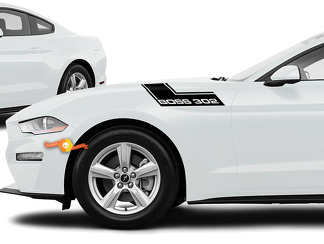 2015 - 2020 Ford Mustang e BOSS 302 Kit di decalcomanie parafango/cofano, molto bello