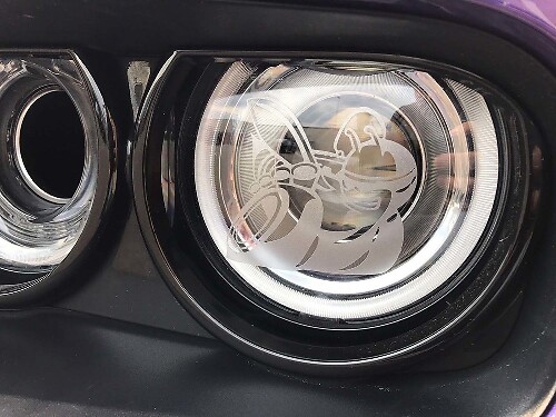 Adesivi in Vinile per Fari Scat Pack Bee per Dodge Charger Challenger