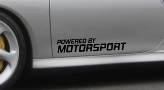 Powered By Motorsport Decal Sticker Emblema per auto da corsa in vinile Fit Porsche 996 PT16