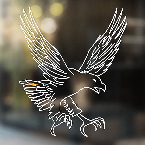 Adesivo Universale in Vinile American Eagle_1
