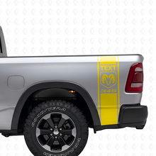 Kit adesivi in vinile personalizzati con strisce laterali stile Hemi per Dodge Ram Power Wagon_5